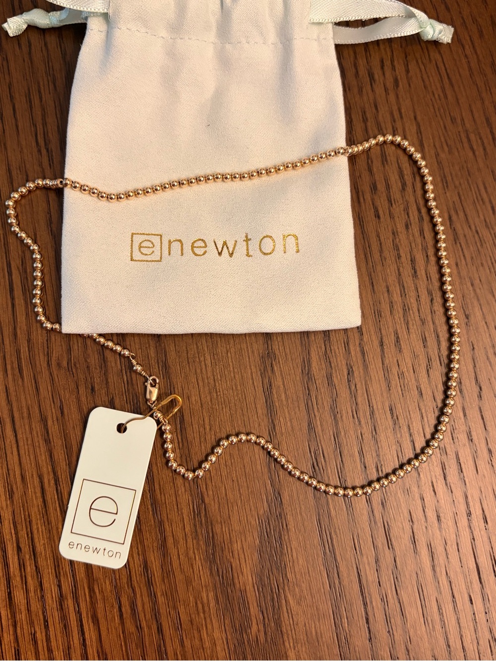 Enewton 17” 3mm gold necklace